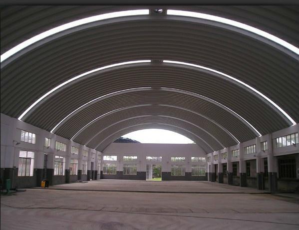 拱形波紋鋼屋蓋聚氨酯噴涂-濟南京華邦威 拱形波紋鋼屋蓋聚氨酯噴涂-濟南京華邦威
