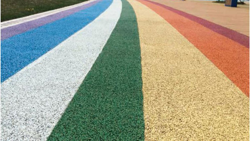 透水混凝土路面、彩色路面上色密封處理設(shè)備(聚氨酯噴涂機)-京華邦威